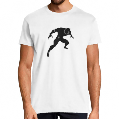 T-SHIRT BLACK PANTHER HOMME