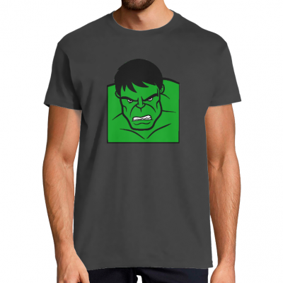 T-SHIRT BUSTE DE HULK HOMME