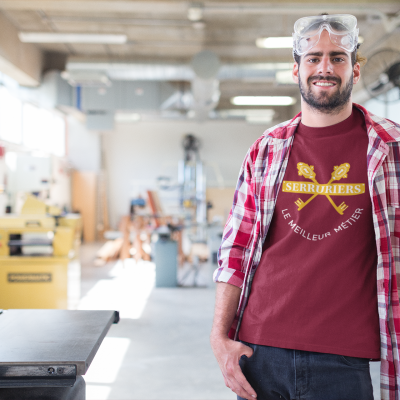 T-SHIRT SERRURIERS POUR HOMME