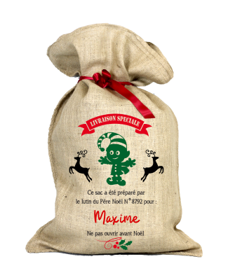 HOTTE DE NOËL - LUTIN