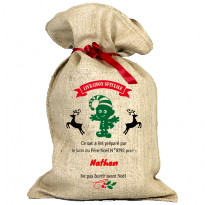 HOTTE DE NOËL - LUTIN