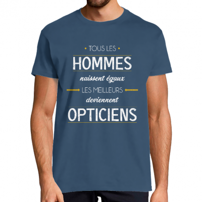 T-SHIRT MÉTIER LES MEILLEURS DEVIENNENT OPTICIENS