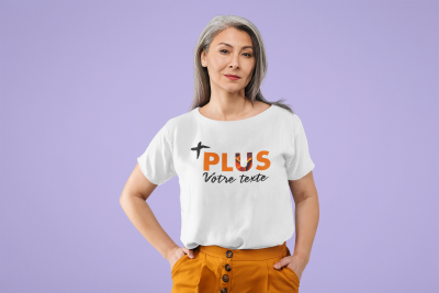 T-SHIRT BLANC FEMME PUS à compléter