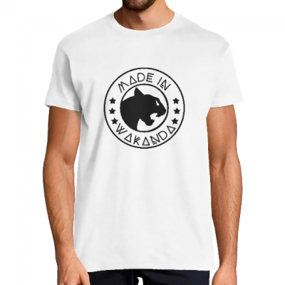 T-SHIRT MADE IN WAKANDA HOMME