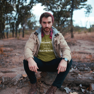 T-SHIRT MÉTIER LES MEILLEURS DEVIENNENT BÛCHERONS