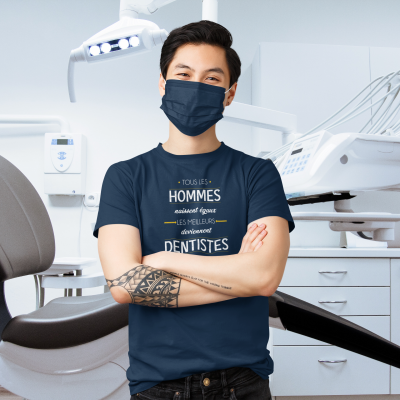 T-SHIRT MÉTIER LES MEILLEURS DEVIENNENT DENTISTES
