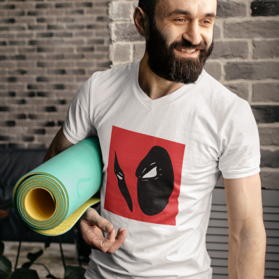 T-SHIRT DEADPOOL EYES HOMME