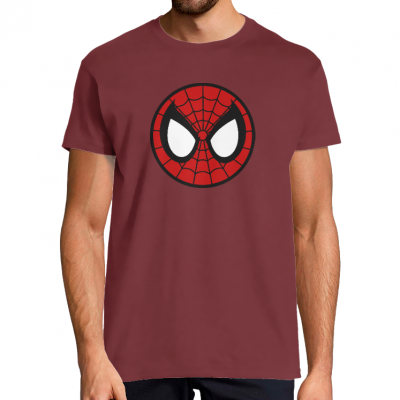 T-SHIRT TÊTE DE SPIDER-MAN HOMME