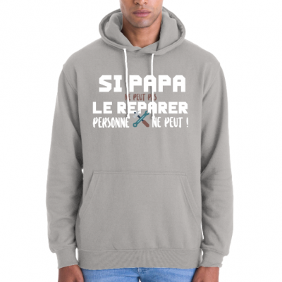 Sweatshirt si Papa ne peut pas le réparer – Cadeau humoristique papa bricoleur