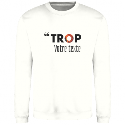 SWEAT-SHIRT RAS DU COU MIXTE - A COMPLETER