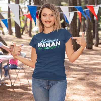 T-shirt Meilleure maman au monde