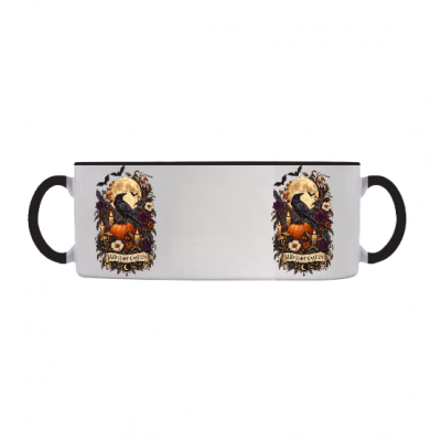 Mug Halloween Midnight Garden – Corbeau et pleine lune