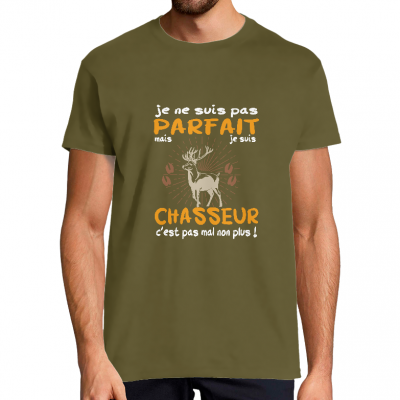 T-shirt humour chasseur cervidés