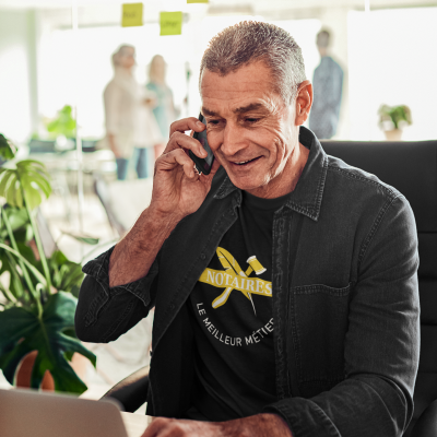 T-SHIRT NOTAIRES POUR HOMME