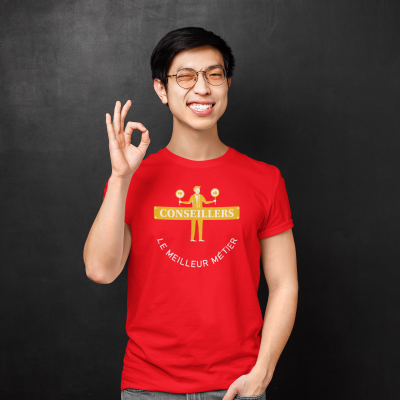 T-SHIRT CONSEILLERS LE MEILLEUR MÉTIER POUR HOMME