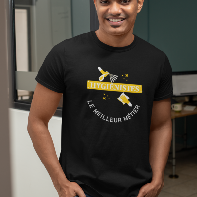 T-SHIRT HYGIENISTES LE MEILLEUR MÉTIER POUR HOMME