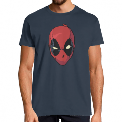 T-SHIRT MASQUE DEADPOOL HOMME