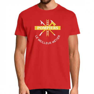 T-SHIRT POMPIERS POUR HOMME