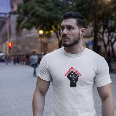 T-SHIRT WAKANDA FOREVER BLM HOMME