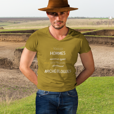 T-SHIRT MÉTIER LES MEILLEURS DEVIENNENT ARCHÉOLOGUES
