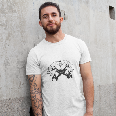 T-SHIRT HULK ÉNERVÉ HOMME