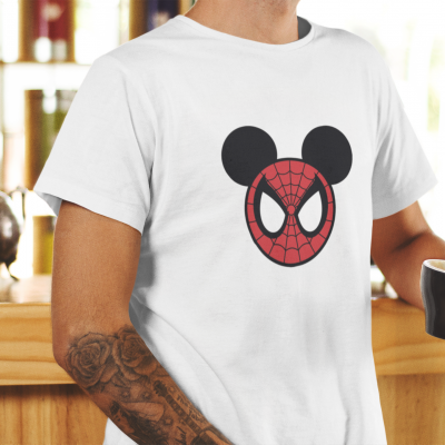 T-SHIRT SPIDER MICKEY HOMME