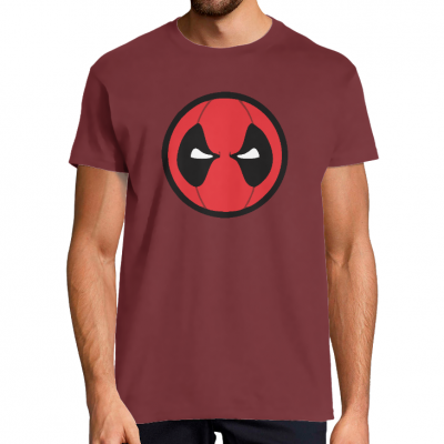 T-SHIRT DEADPOOL CIRCLE HOMME