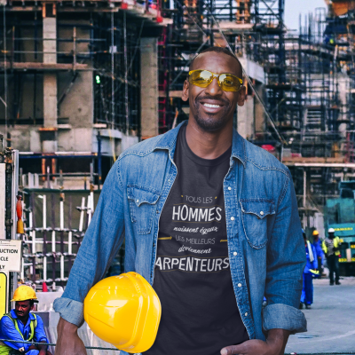 T-SHIRT MÉTIER LES MEILLEURS DEVIENNENT ARPENTEURS