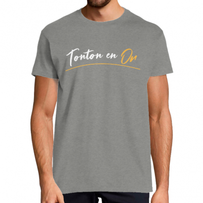 T-shirt tonton en or