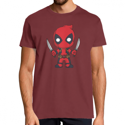 T-SHIRT LIL DEADPOOL STORMS HOMME