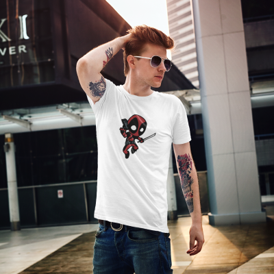 T-SHIRT DEADPOOL HOMME