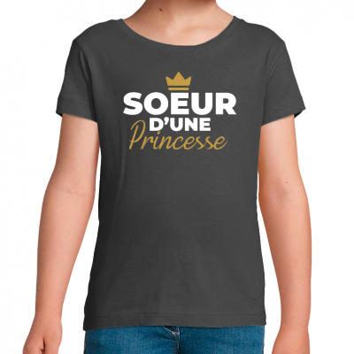 T-shirt Sœur d'une princesse