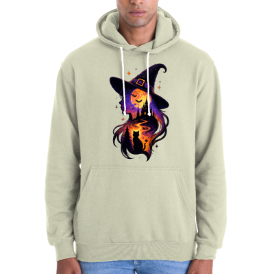 Sweat Halloween Witchy Cat – Chat noir sorcière
