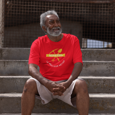 T-SHIRT MINEURS LE MEILLEUR MÉTIER POUR HOMME