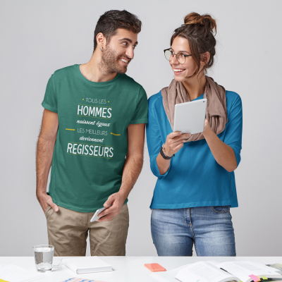 T-SHIRT MÉTIER LES MEILLEURS DEVIENNENT RÉGISSEURS