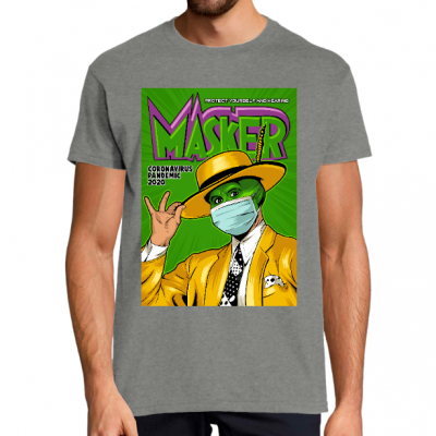 T-shirt Covid-19 Film Le masque