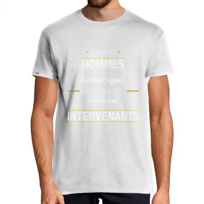 T-SHIRT MÉTIER LES MEILLEURS DEVIENNENT INTERVENANTS