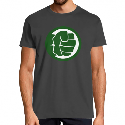T-SHIRT COUP DE POING DE HULK HOMME
