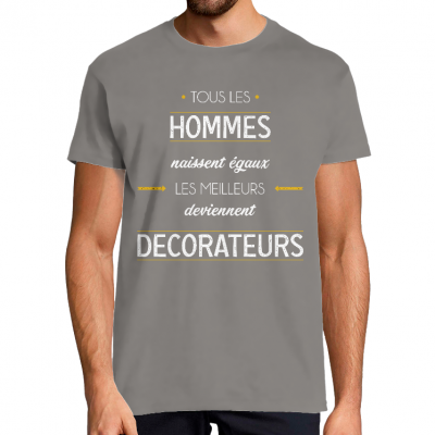 T-SHIRT MÉTIER LES MEILLEURS DEVIENNENT DÉCORATEURS