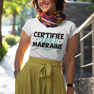 T-shirt certifiée super marraine