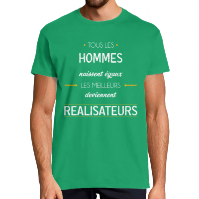 T-SHIRT MÉTIER LES MEILLEURS DEVIENNENT RÉALISATEURS
