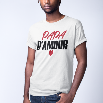 T-shirt Papa d'amour