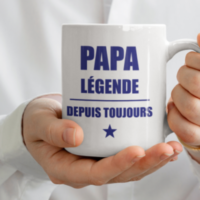 Mug Papa Légende Depuis Toujours – Cadeau Original Fête des Pères