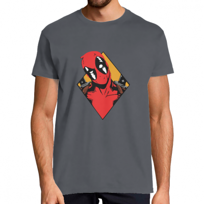 T-SHIRT DEADPOOL ART HOMME