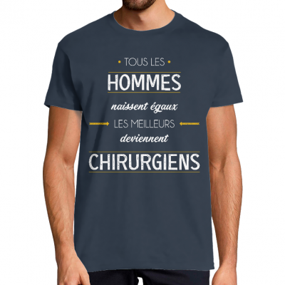 T-SHIRT MÉTIER LES MEILLEURS DEVIENNENT CHIRURGIENS