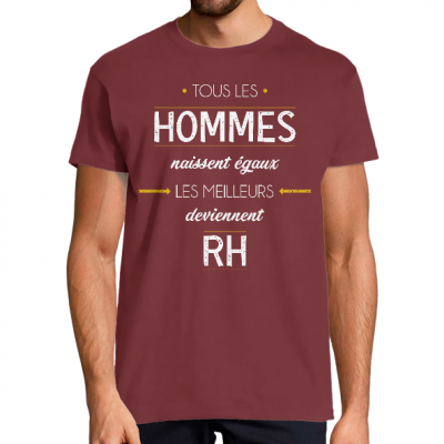 T-SHIRT MÉTIER LES MEILLEURS DEVIENNENT RH