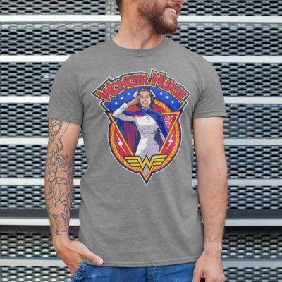 T-shirt Covid-19 Super infirmière 