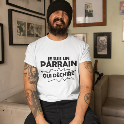 T-shirt Parrain qui déchire