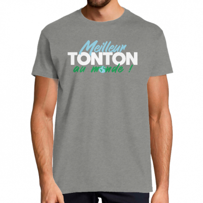 T-shirt Meilleur tonton au monde