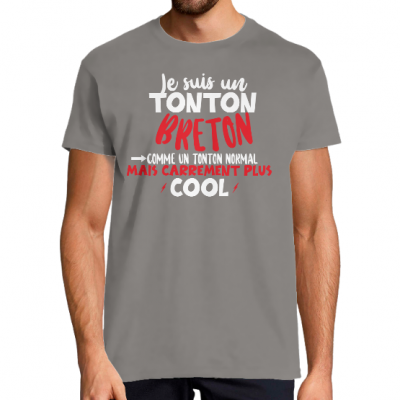 T-SHIRT TONTON BRETON – Cadeau Humour Bretagne Homme